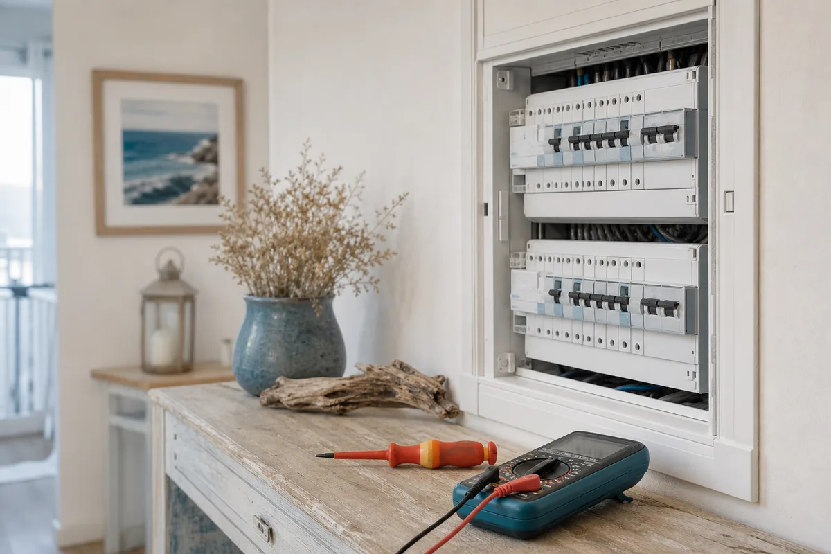 Électricien à Royan : pannes, tableaux vétustes et tarifs